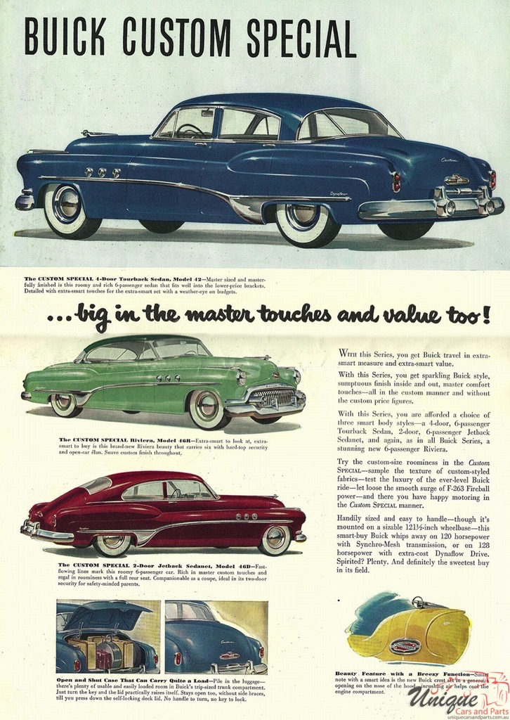 1951 Buick Brochure Page 2